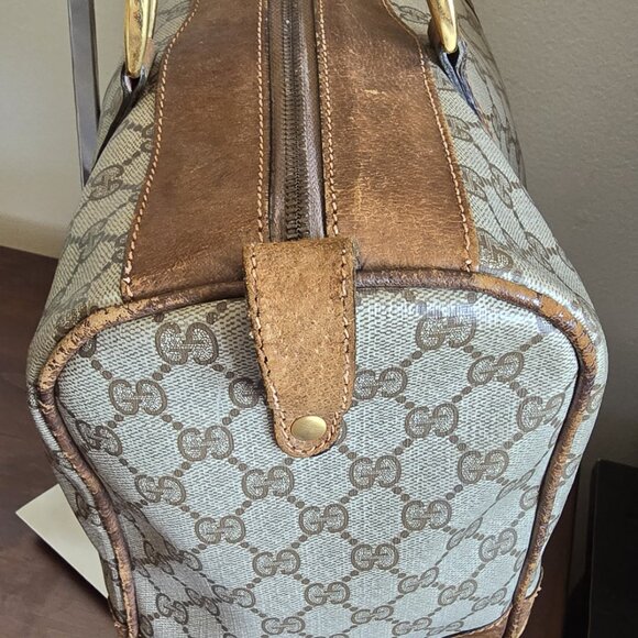 Authenticated Gucci Boston Handbag/Carryon ~ EVC ~ Vintage - Picture 6 of 16